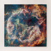 Colorful Cassiopeia A | Supernova | JWST Legpuzzel (Horizontaal)