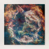 Colorful Cassiopeia A | Supernova | JWST Legpuzzel (Verticaal)