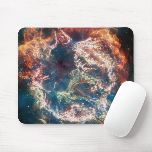 Colorful Cassiopeia A | Supernova | JWST Muismat (Met muis)