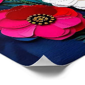 Colorful Cat and Butterfly Poster (Hoek)