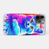 Colorful Cat Art Case-Mate iPhone Case (Achterkant (horizontaal))