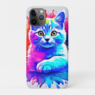 Colorful Cat Art Case-Mate iPhone Case