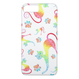 Colorful Cat iPhone / iPad case