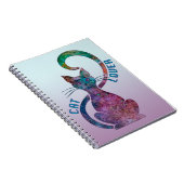 Colorful Cat Lover Notitieboek (Rechterzijde)