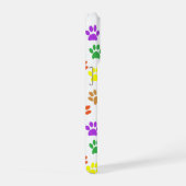 colorful cat paws phone case iPhone hoesje (Rechterkant)