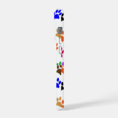 colorful cat paws phone case iPhone hoesje (Linkerkant)