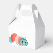 Colorful Caterstone First Birthday Bedankdoosjes (Achterkant)