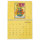 Colorful Cats Flowers Cute Girly Boho 2022 Art Kalender (Jan 2026)
