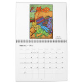 Colorful Cats Fun Cute Whimsical 2022 Kat Art Kalender (Feb 2027)