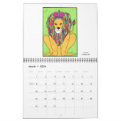 Colorful Cats Fun Cute Whimsical 2022 Kat Art Kalender (Mar 2026)