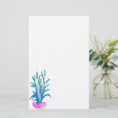 Colorful Cattails 2 Stationery Briefpapier (Staand voorkant)