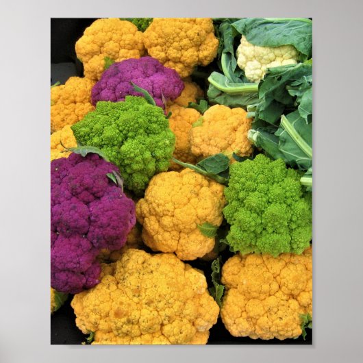 Colorful Cauliflower, herfst decor Poster (Voorkant)
