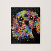 Colorful Cavalier King Charles Spaniel Legpuzzel (Verticaal)