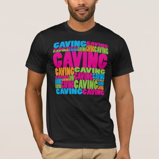 Colorful Caving T-shirt (Voorkant)