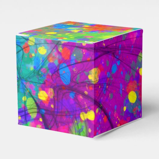 Colorful Celebration Bedankdoosjes (Voorkant Zijde)