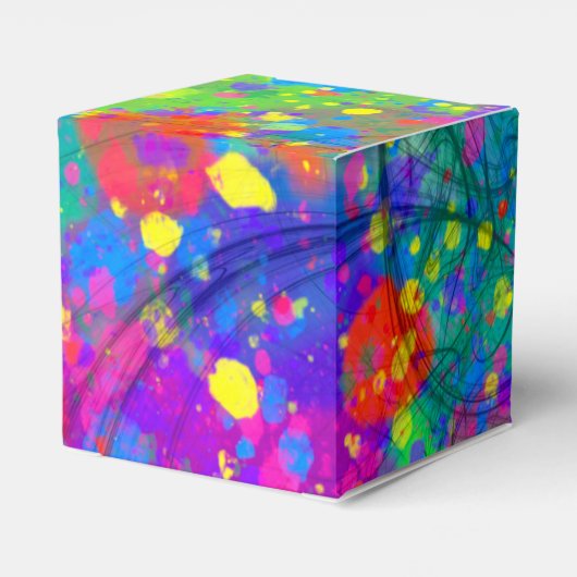 Colorful Celebration Bedankdoosjes (Achterkant)