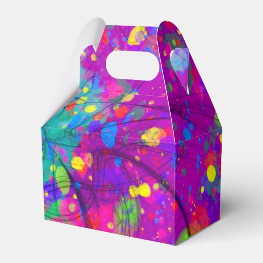 Colorful Celebration Bedankdoosjes (Voorkant Zijde)