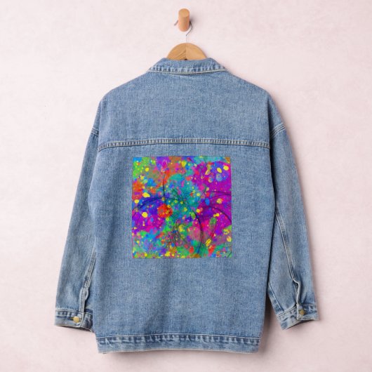 Colorful Celebration Denim Jacket (Hangar)