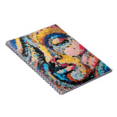 Colorful Celebration in Pixel Style Notitieboek (Rechterzijde)