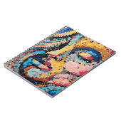 Colorful Celebration in Pixel Style Notitieboek (Linkerzijde)