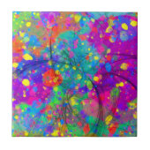 Colorful Celebration Tegeltje (Voorkant)