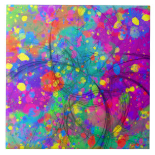 Colorful Celebration Tegeltje