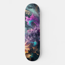 Colorful Celestial Skateboard
