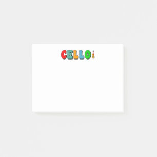 Colorful Cello Post-it® Notes