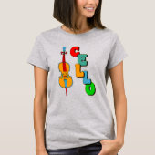 Colorful Cello T-shirt (Voorkant)