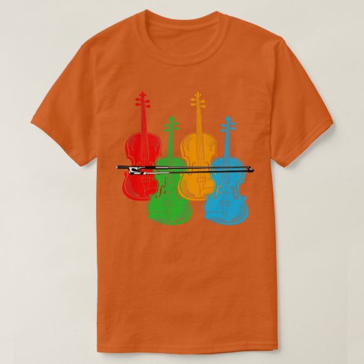 Colorful Cello T-shirt (Design voorkant)