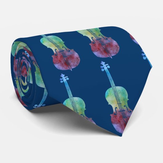 Colorful Cellos Stropdas (Opgerold)