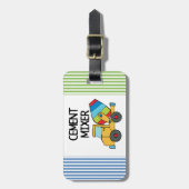 Colorful Cement Mixer Bagagelabel (Voorkant verticaal)