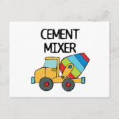 Colorful Cement Mixer Briefkaart (Voorkant)