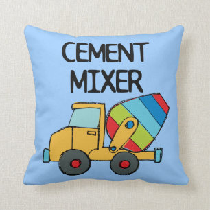 Colorful Cement Mixer Kussen