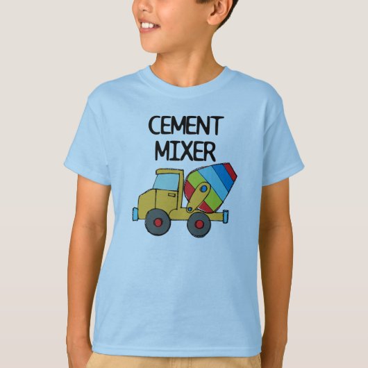 Colorful Cement Mixer T-shirt (Voorkant)