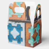 Colorful Ceramic Tiles Pattern-ontwerp Bedankdoosjes (Geopend)