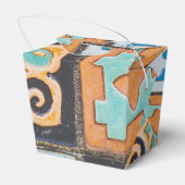 Colorful Ceramic Tiles Pattern-ontwerp Bedankdoosjes (Achterkant)