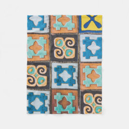 Colorful Ceramic Tiles Pattern-ontwerp Fleece Deken
