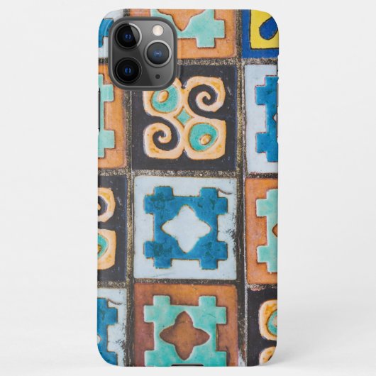 Colorful Ceramic Tiles Pattern-ontwerp iPhone Hoesje (Achterkant)