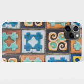 Colorful Ceramic Tiles Pattern-ontwerp iPhone Hoesje (Achterkant horizontaal)
