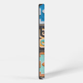 Colorful Ceramic Tiles Pattern-ontwerp iPhone Hoesje (Rechterkant)