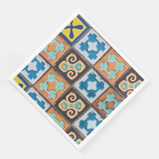 Colorful Ceramic Tiles Pattern-ontwerp Servet (Hoek)