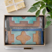 Colorful Ceramic Tiles Pattern-ontwerp Tissuepapier (Geschenk)