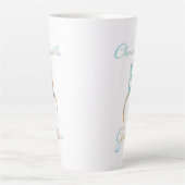 Colorful Chainmaille Goddess Latte Mok (Voorkant)