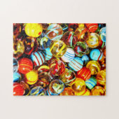 Colorful Challure Red Yellow Marbles Puzzle Legpuzzel (Horizontaal)