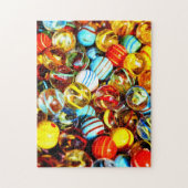 Colorful Challure Red Yellow Marbles Puzzle Legpuzzel (Verticaal)
