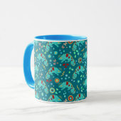Colorful Chameleon Pattern Mok (Voorkant links)