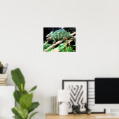 Colorful Chameleon Poster (Thuiskantoor)