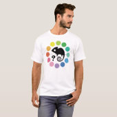 Colorful chameleon t-shirt (Voorkant volledig)
