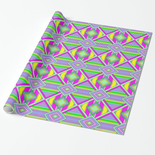 Colorful Chaos 14 Cadeaupapier (Uitgerold)